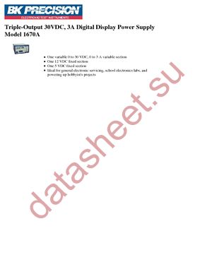 1670A datasheet  